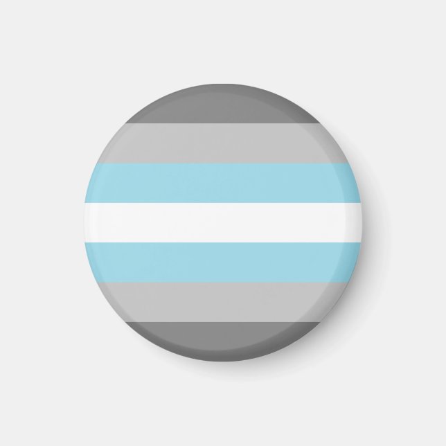 Imán Bandera de Orgullo Demiboy (Frente)