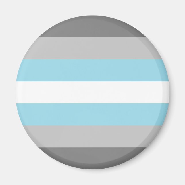 Imán Bandera de Orgullo Demiboy (Frente)