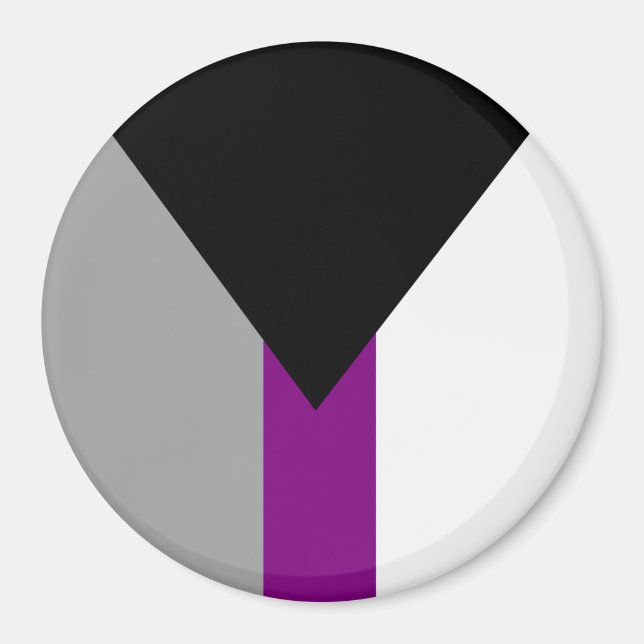 Imán Bandera de Orgullo Demisexual (Frente)
