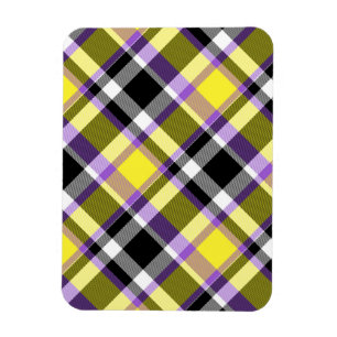 Imán Bandera de Orgullo Escocés Boho No Binario Quirky