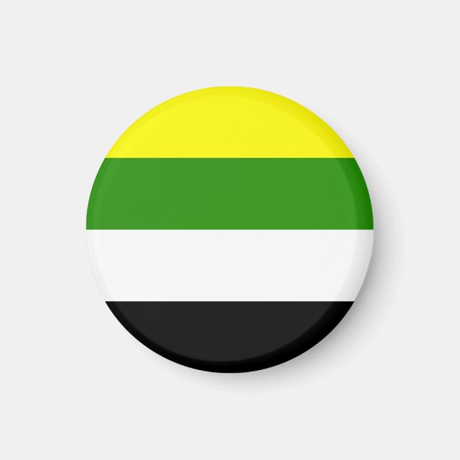 Imán Bandera de Orgullo Escolioexual (Frente)