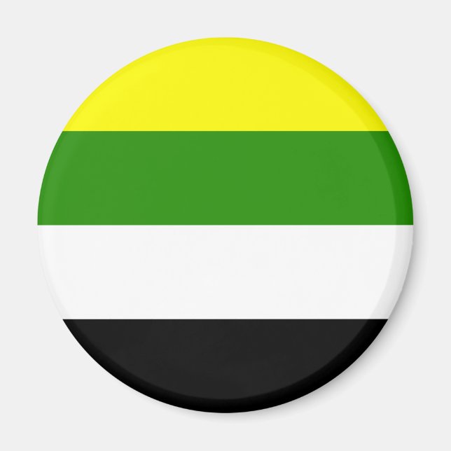 Imán Bandera de Orgullo Escolioexual (Frente)