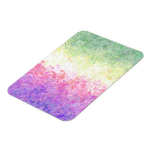 Imán Bandera de orgullo Genderdoe abstracta boho psicod