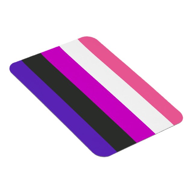 Imán Bandera de orgullo genderfluid (Lado Derecho)