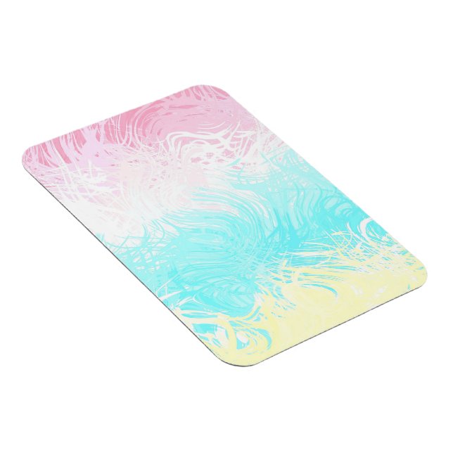 Imán Bandera de orgullo Genderflux abstracta boho swirl (Lado Derecho)