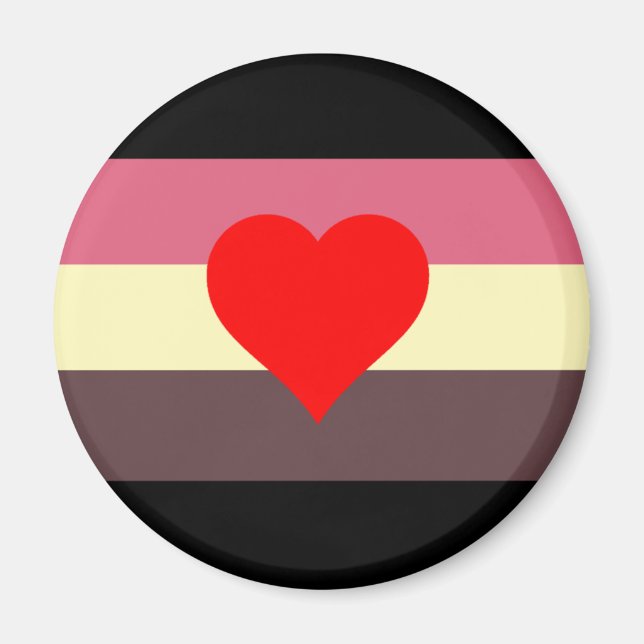 Imán Bandera de Orgullo Gordo (Frente)