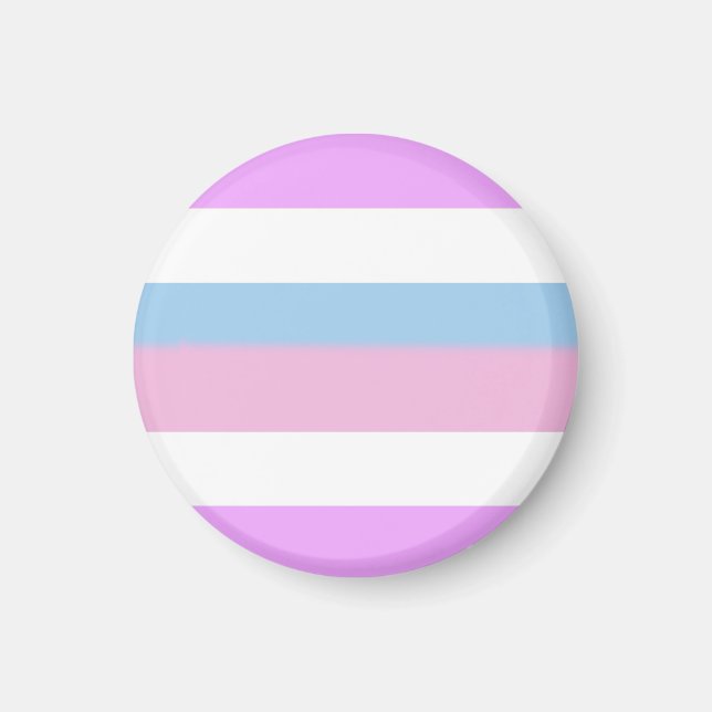 Imán Bandera de orgullo intersexual (Frente)