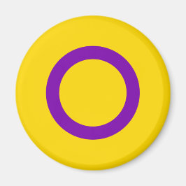 Imán Bandera de orgullo intersexual