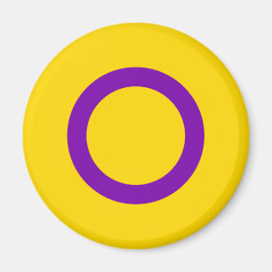 Imán Bandera de orgullo intersexual