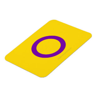 Imán Bandera de orgullo intersexual de SlipperyJoe's fo