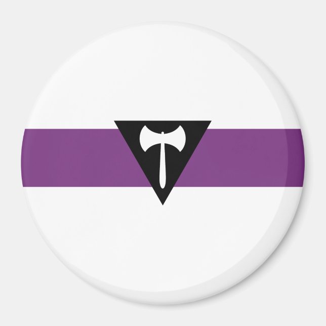 Imán Bandera de Orgullo Lesbiano (Frente)