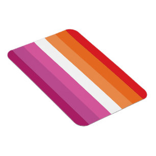 Imán Bandera de Orgullo Lesbiano