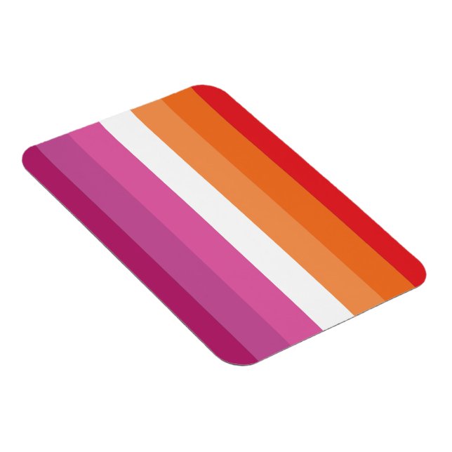 Imán Bandera de Orgullo Lesbiano (Lado Derecho)