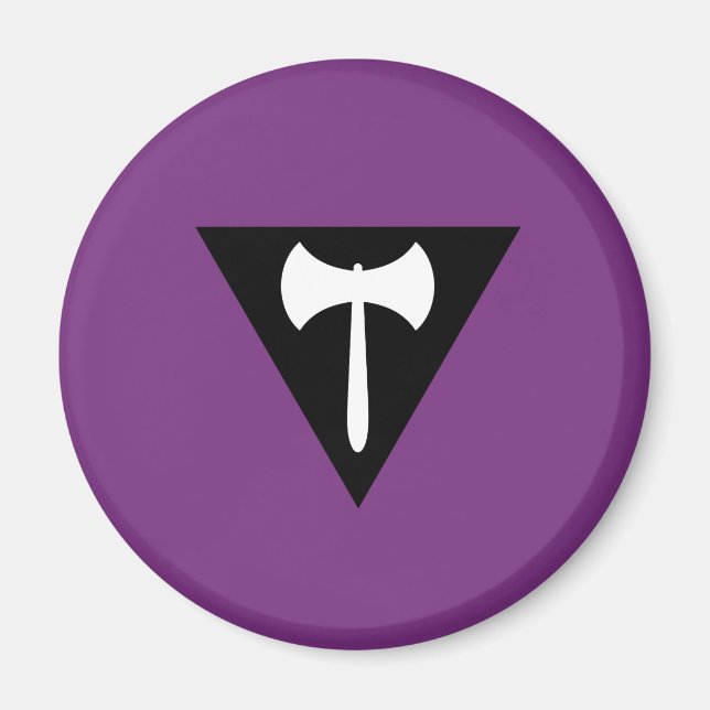 Imán Bandera de Orgullo Lesbiano (Frente)