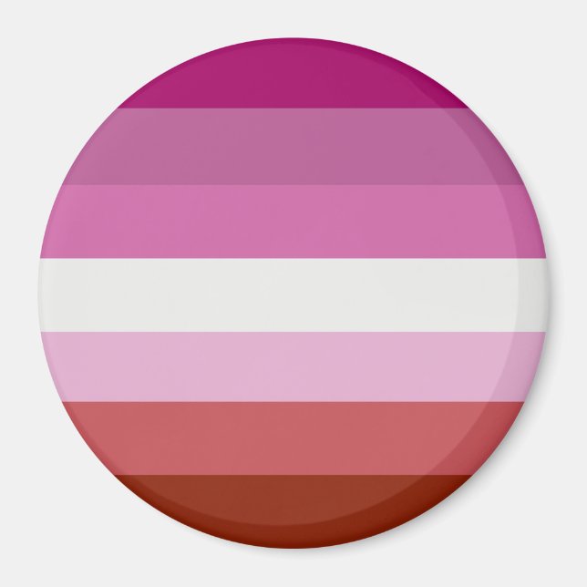 Imán Bandera de Orgullo Lesbiano (Frente)