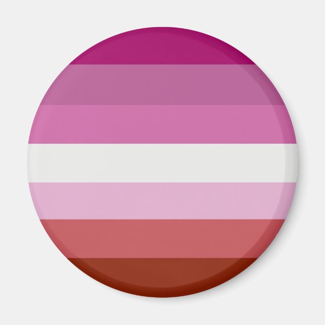 Imán Bandera de Orgullo Lesbiano (Frente)