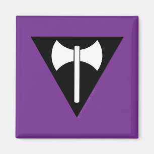 Imán Bandera de orgullo lésbico de SlipperyJoe's Labrys