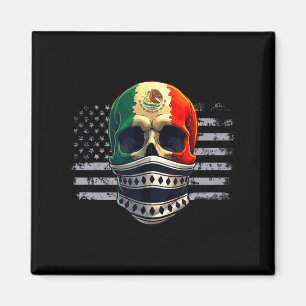 Imán Bandera de orgullo mexicano americano América Méxi