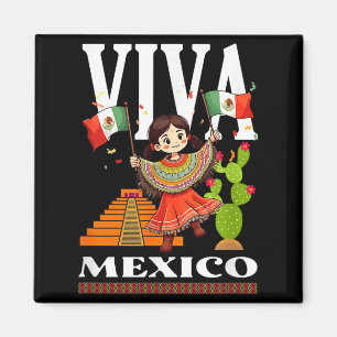 Imán Bandera de orgullo mexicano raíces de México patri