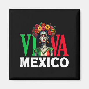 Imán bandera de orgullo mexicano raíces patrimonio méxi