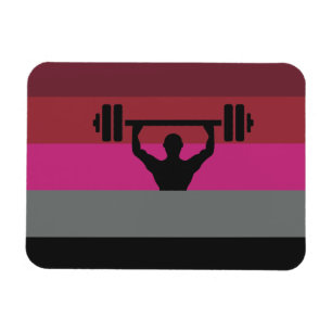 IMÁN BANDERA DE ORGULLO MUSCULAR