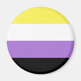 Imán Bandera de Orgullo No Binario