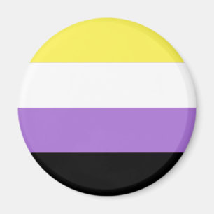 Imán Bandera de Orgullo No Binario