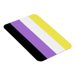 Imán Bandera de Orgullo No Binario