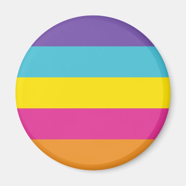 Imán Bandera de Orgullo No Binario de Género (Frente)