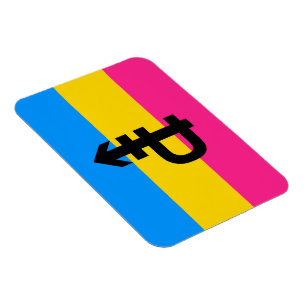 Imán Bandera de Orgullo Pansexual