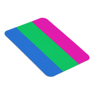 Imán Bandera de orgullo polissexual
