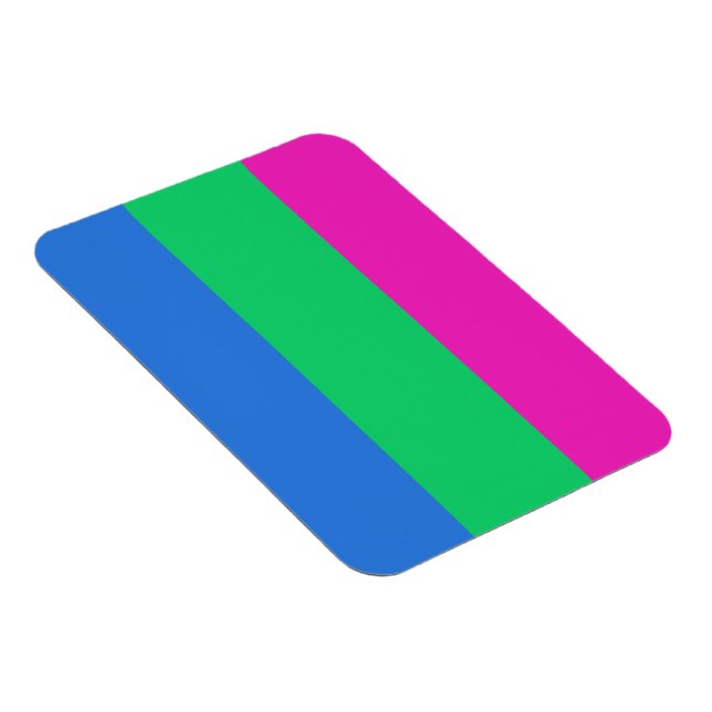 Imán Bandera de orgullo polissexual (Lado Derecho)