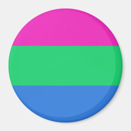 Imán Bandera de orgullo polissexual