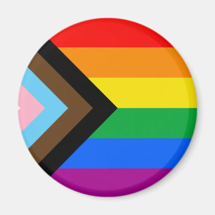 Imán Bandera de Orgullo Progresista LGBTQ+