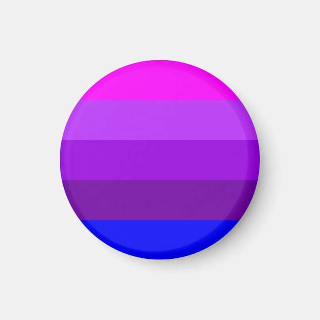 Imán Bandera de Orgullo Transgénero Alternativa (Frente)