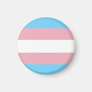 Imán bandera de orgullo transgénero de SlipperyJoe dive