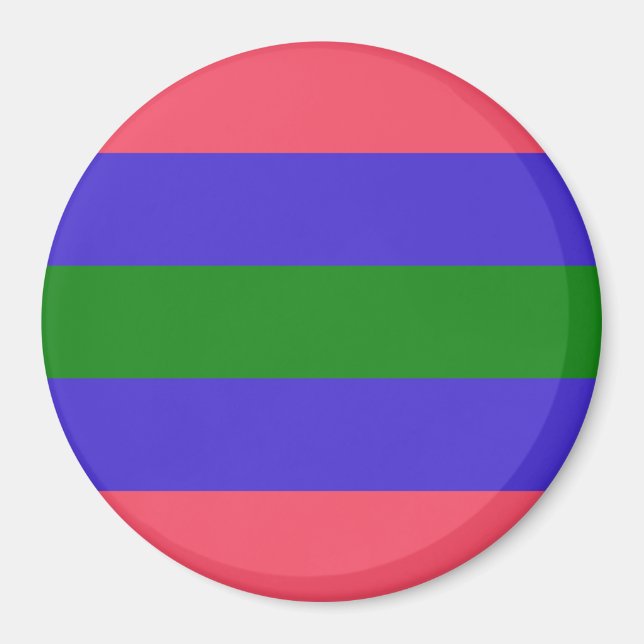 Imán Bandera de Orgullo Trigénero (Frente)