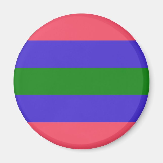 Imán Bandera de Orgullo Trigénero (Frente)