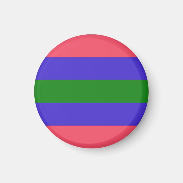 Imán Bandera de Orgullo Trigénero (Frente)