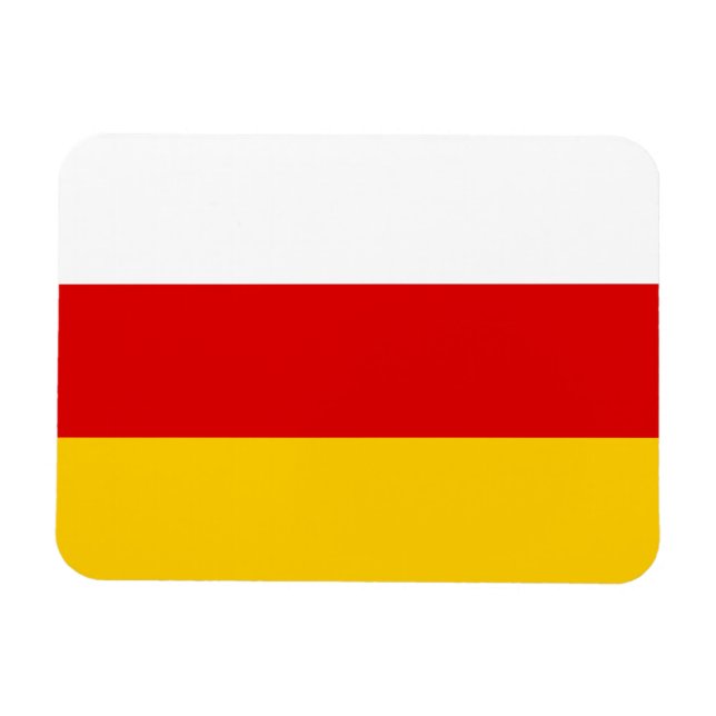 Imán Bandera de Osetia del Sur (Horizontal)