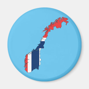 Imán Bandera de país de Noruega