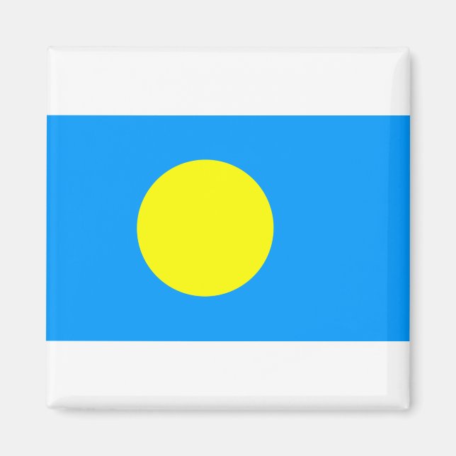 Imán Bandera de Palau (Frente)