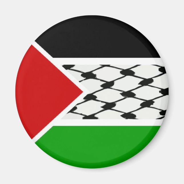 Imán Bandera de Palestina Keffiyeh (Frente)