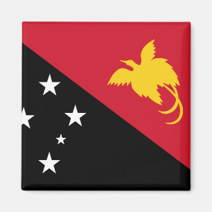 Imán Bandera de Papúa Nueva Guinea