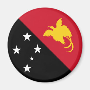 Imán Bandera de Papua Nueva Guinea