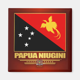Imán Bandera de Papúa Nueva Guinea