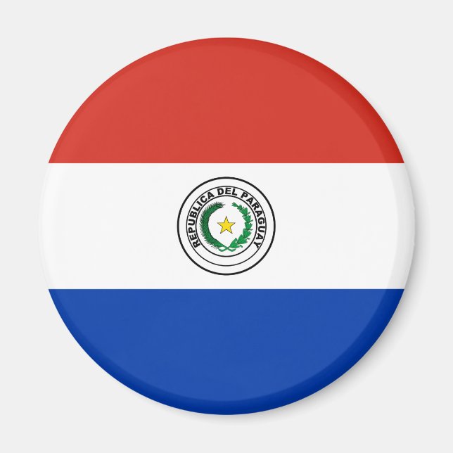 Imán Bandera de Paraguay (Frente)