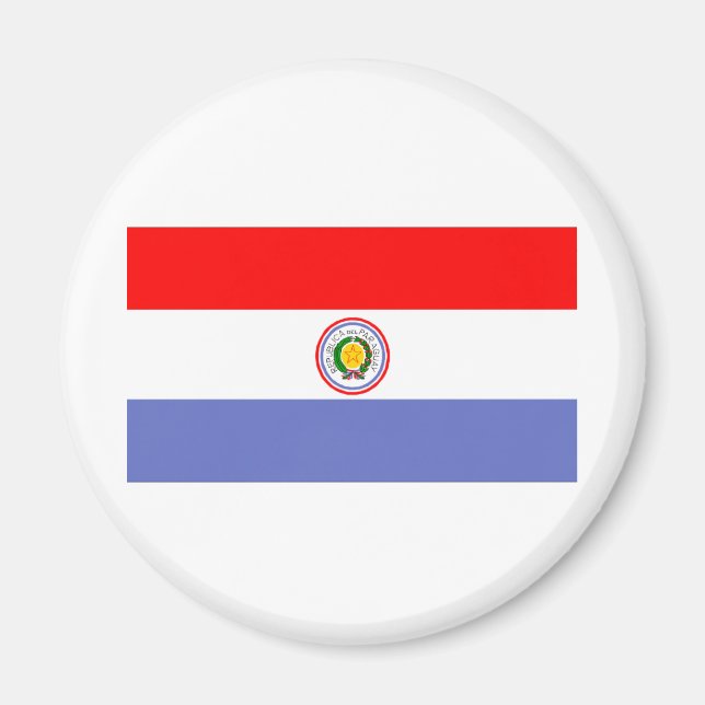 Imán Bandera de Paraguay (Frente)