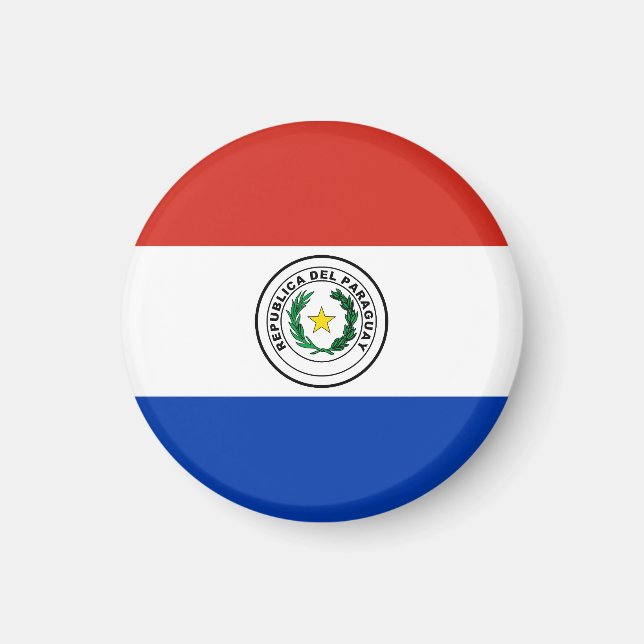 Imán Bandera de Paraguay (Frente)