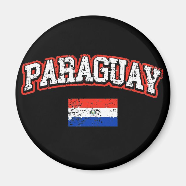 Imán Bandera de Paraguay (Frente)